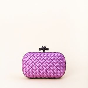 Bottega Veneta Intrecciato Impero Knot Clutch